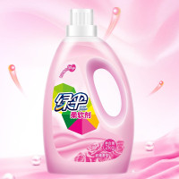 绿伞衣物柔顺剂护理剂 柔软剂持久清新可与洗衣液洗衣粉搭配使用 2kg 玫瑰香型