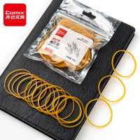 齐心 B3516 橡皮筋 吊挂装 30g 黄*16