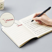 齐心 C5900 优品商务皮面本 B5 122张 黑*3