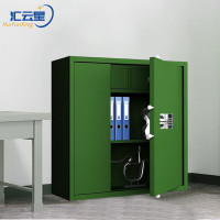 汇云星 保密柜办公文件柜档案资料柜矮柜子单节上斗指纹锁HYX-BMG-L62