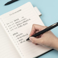 齐心 GP186 大容量中性笔 子弹头 0.5mm 黑*36