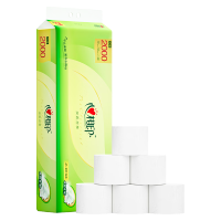 心相印 6RW1010(提装) 茶语丝享200克10粒装四层无芯卫生纸*6提