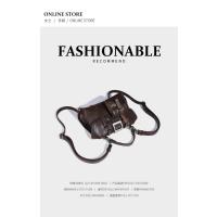 米茄美MIJIAMEI 复古英伦风女士手提包小众休闲铆钉女包 MJM-8562