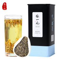 张一元 尚品系列尚品茉莉花茶 雪芽 桶装(方桶)100g装