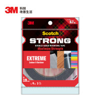 3M 思高 多用途强粘胶带414-M19 耐高低温 防水 19mm*4m 适用于乳胶漆墙面/木制表面/金属/亚克力*7卷