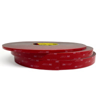 3M5608A-GFVHB双面胶强力双面胶带汽车双面胶强力PE泡棉双面胶宽10毫米长33米0.8毫米厚*5卷