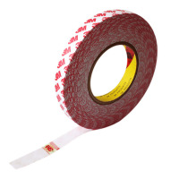 3M55236无纺布半透明棉纸耐高温双面胶带贴春联胶带宽20毫米长50米厚度0.12毫米*8卷