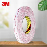 3M 4920强力双面胶 白色泡棉无痕 替代螺丝铆钉 耐温93℃防水耐溶剂 30mm*33m*0.4mm*1卷