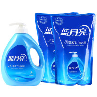 蓝月亮 风清白兰手洗专用洗衣液套装(风清白兰手洗瓶装1kg*1 风清白兰手洗袋装1kg*2)