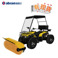 亚伯兰 暴风雪1500大型驾驶式扫雪车清扫宽度1.5米YBL-BFX1500-5配滚刷雪铲抛雪高配黄色 BDZSSC