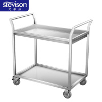 史蒂芬 SDF-SC85 双层餐车 800*500*900mm(整体焊接) 201不锈钢 单位:台 BDZSSC