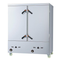 史蒂芬 RM-R-24燃气款24盘蒸饭柜(201) BDZSSC