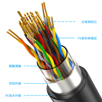 神盾卫士 大对数电缆20对电话线市话语音通信线缆HYA-20*2*0.4线芯阻燃PE外套1米SQ4-20 BDZSSC