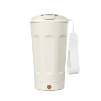 全格 电动磁力搅拌保温杯 BW612-350B 米白/白黑 BDZSSC