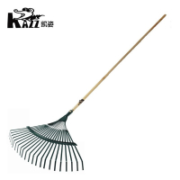 凯姿 22齿耙 实木手柄 园艺草耙 树叶耙农用耙子 CP-KZ-8008 BDZSSC