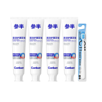 参半 牙膏 护理*4支