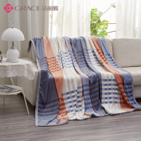 洁丽雅 抗静电铺盖毯-蓝调 JLY-SM158 YGQC