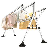 凡礼格不锈钢晾衣架五杆