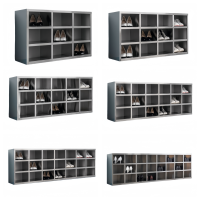 凡礼格鞋柜不锈钢鞋柜三层