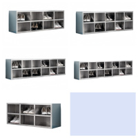 凡礼格鞋柜不锈钢鞋柜二层