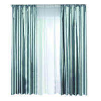 愉悦之家 1m*2.7m(挂钩款) G-悦绒电雕竖条竖条功能帘 窗帘 (计价单位:米) 灰色