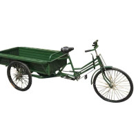 鑫工派 人力脚蹬单 刹三轮车 成人加固 加厚货运搬运脚踏 车 1.6米厢长