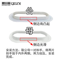 QDZX搬家纸箱大号储物整理纸箱子收纳办公纸箱盒有扣手 50*50*40(1个