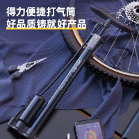 得力(deli)双增压打气筒山地自行车电动摩托车篮足球长款