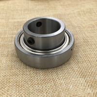 洛阳外球面轴承SB203 SB204 SB205 SB206 SB207农机轴承一面凸起 SB205铁封带油孔进口质量