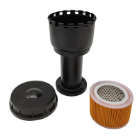 适用自卸车海沃液压油箱盖总成龙豪沃金王子翻斗车回油空气滤芯 塑料液压油箱滤芯一个