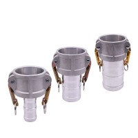 Homeglen C型铝合金快速接头阴端变径油管接头油罐车配件 2.5寸变2寸