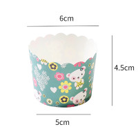 拜杰蛋糕模具 烘焙工具纸杯蛋糕杯子 烘焙纸杯蛋糕纸杯 100个装