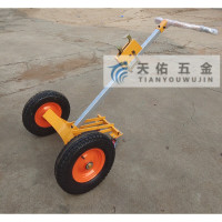 溥畔咬嘴油桶车搬运车450KG 手动鹰嘴推车铁桶塑料桶通用 DE450 四轮16寸充气轮 整轴