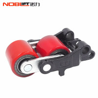 诺力(NOBLELIFT)叉车配件手动液压搬运车轮架总成地牛轮子 DF2.5吨和3吨整套配PU轮