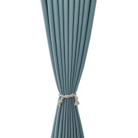 汉司家纺 HSJF-CL05 1M*2.7M 双面麻 遮光帘 1.00 米/个 (计价单位:个) 蓝色