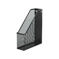 史泰博 B3012 25*7.2*31.5cm 金属网状单档杂志盒 (计价单位:个) 黑色