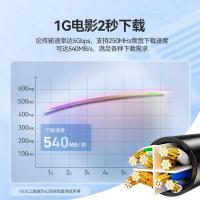 山泽(SAMZHE)WD6030六类网线3.00米/根(计价单位:根)黑色