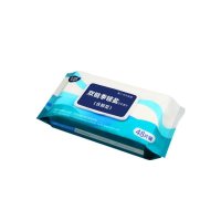 齐洁 48片/包 30cm×20cm 加厚加大 双链季铵盐酒精 消毒湿巾(粮食酒精) (计价单位:包) 白色