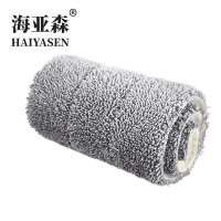 海亚森 TK-2041 50*11cm 免手洗平板拖把替换布头 1.00 把/块 (计价单位:块) 灰色
