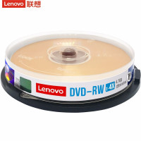 联想(Lenovo) DVD-RW光盘1-4速4.7GB台产档案系列可擦写桶装10片 档案级光盘 1.00 张/个 (计