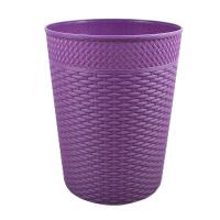 敏胤 MYL-9953 大号 藤编收纳垃圾桶 (计价单位:个) 紫色