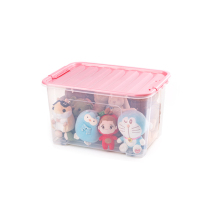 捷扣捷扣(JEKO&JEKO) SWB-5250 滑轮储物箱85L (计价单位:个) 透明色粉盖子