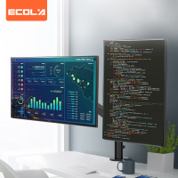 宜客莱(ECOLA) F62 双臂 显示器支架 (计价单位:个) 黑色