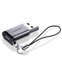 绿联 绿联50568 USB转Type-C转接头 转接头 1.00 个/根 (计价单位:根) 黑色