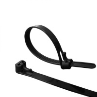 酷比客(L-CUBIC) 8*150mm 活扣式 可松开 扎线带 (计价单位:包) 黑色