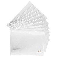 得力(deli) 5589 A5 拉链袋 (计价单位:个) 透明蓝