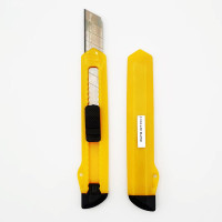 欧标(MATE-1ST) B2446 18mm 中号 美工刀 裁纸刀 (计价单位:把) 黄色