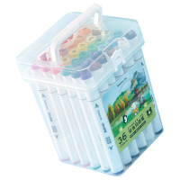 齐心(COMIX) ZYMK09-36 1.0-6.0mm 36支/桶 双头马克笔 36.00 支/桶 (计价单位: