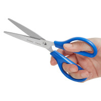 齐心COMIX专业裁缝剪刀家用办公双层刀片锋利耐用设计