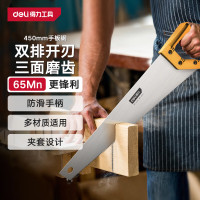得力(deli)手板锯木工锯子手拉锯伐木砍树刀 木锯 450mm